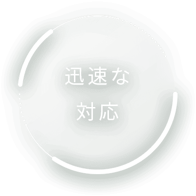 迅速な対応